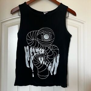 Melted Vision band T-shirt tank size Medium